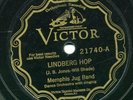 Victor 21740 MEMPHIS JUG BAND Lindberg Hop 1928
