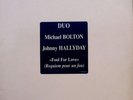 JOHNNY HALLYDAY / M. BOLTON 