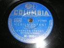Charles Trenet 78 COLUMBIA 303038 BRAZIL RARE