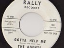 The Agents Gotta Help Me WLP 45 Obscure Garage Rally