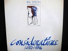 BILL DIXON considerations 1 LP 1972-76 albert ayler