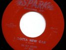SPARK jump blues R&B 45  BIG BOY GROVES - Gotta New Car