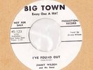 Jimmy Wilson ...Big Town 123 ...hot blues 45