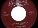 JACKSON TRIO +EBONAIRES doo wop 45 “Love For Xmas” HEAR