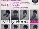Milly Scott NL 60s single Liefde smeult in fotohoes+MP3