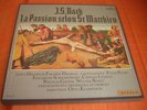 ED1 FRENCH SAXF 5LP BACH matthew passion KLEMPERER MINT