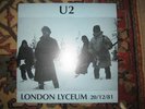 Super rare U2 Live LP LONDON LYCEUM 1981