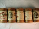 5 EDISON PHONGRAPH CYLINDER RECORDS  GOLD MOULDED