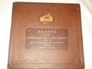 BRUNO WALTER / BRAHMS SYMPHONY No. 1 UK HMV 5 X 78 RPM
