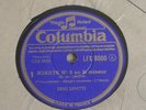 RARE 3x 78 rpm COLUMBIA CHOPIN piano Solo DINU LIPATTI