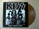 KISS HOME SWEDEN HOME LIVE LP GOLD VINYL MINT
