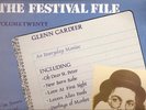 Glen Cardier-The Festival File Vol 20 Mint promo LP