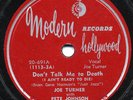 Rare R&B 78 - Joe Turner & Pete Johnson - Don't Talk Me