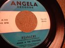 rare ANGIE & THE CITATIONS Surf Garage 45 Angela label