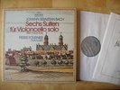 BACH Cello Suites FOURNIER 3LP ARCHIV 2710 005 3LP NM