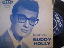 BUDDY HOLLY HEARTBEAT EP CRICKETS CORAL ROCK 'N' ROLL 7