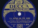 AL BOWLLY with LEW STONE & HIS BAND on DECCA F.3314