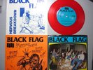 BLACK FLAG 3eps nervous breakdown RED tv party kbd punk