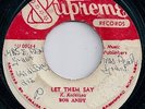 BOB ANDY / LET THEM SAY / SUPREME / LISTEN