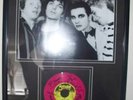 THE DAMNED SIGNED DON'T CRY WOLF 7 FRAMED PHOTO PUNK