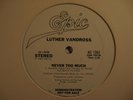LUTHER VANDROSS Never Too Much EPIC PROMO 12