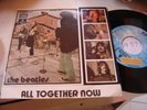 THE BEATLES all together now PROMO LABEL STIK Spain 7