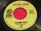 FUNKY MOD JAZZ 45; VALORIE KEYS; LISTEN HERE, DOUBLE SH