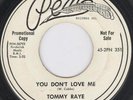 New Breed R&B Mod 45-Tommy Raye-You Don't Love Me-Hear