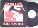 METALLICA - Kill Em All LP (Megaforce Original) + Lyric