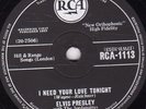  ELVIS PRESLEY 78 A FOOL SUCH AS I  RCA1113 E+