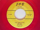 RARE BLUES RED WAX  45 JOB LABEL 1007  