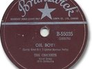 BUDDY HOLLY & the Crickets 78 RPM Record. Oh Boy