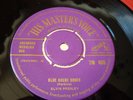 ELVIS PRESLEY BLUE SUEDE SHOES HMV PURPLE/GOLD 7