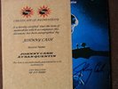 JOHNNY CASH AT SAN QUENTIN VINYL LP, SIGNED WITH COA