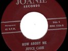JOYCE CARR vocal jazz 45 #2 not LP on JOANIE NM rare