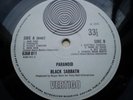 BLACK SABBATH PARANOID 1st UK PRESS VERTIGO ToP AuDiO