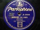 BIX BEIDERBECKE 'IN A MIST' ORIGINAL 1927 PARLOPHONE 78