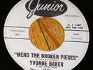 1960s Northern Soul 45 - YVONNE BAKER - Junior PROMO