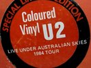 U2 Red Vinyl LIVE Blood Red Sky OZ Tour 1984 LP Ltd Ed