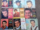 ELVIS PRESLEY - 9 picture sleeve singles and EPs