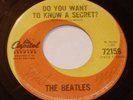 THE BEATLES Rare Canadian 45 Thank You Girl & SECRET