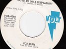 ROZ RYAN You're My Only Temptation VOLT VG++ 70's Soul