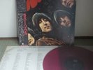The Beatles Rubber Soul Japan Red Vinyl LP Mono Obi