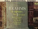 BRAHMS 1   BPO / RUDOLF KEMPE Capitol FDS SG 7208