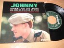 RAR EP 45T BIEM 437007 BANDO NOIR JOHNNY HALLYDAY
