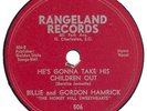BILLIE & GORDON HAMRICK - STARDAY CUSTOM PRESSING