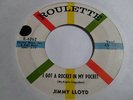 Rockabilly JIMMY LLOYD Roulette 4062 ROCKET Promo 45