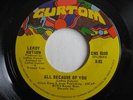 Leroy Hutson - All Because Of You (LISTEN)