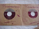 4  EVERLY BROS. CADENCE 45'S ALL VG++