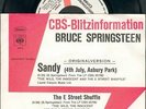 BRUCE SPRINGSTEEN 7” Single  SANDY  von 1975  Promo